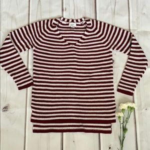 Old Navy Striped V-neck Sweater